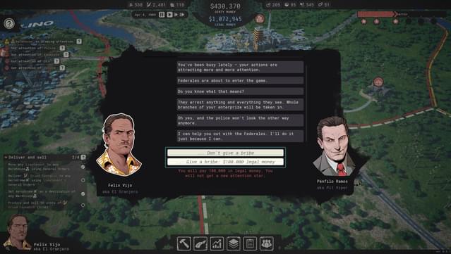 Cartel Tycoon Gameplay Screenshot