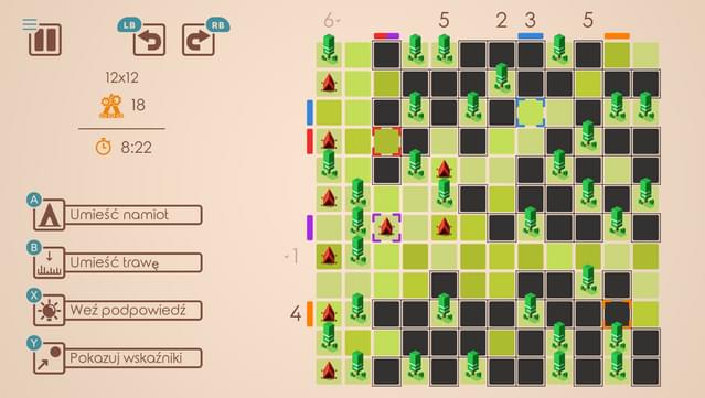 Tents and Trees Gameplay Screenshot