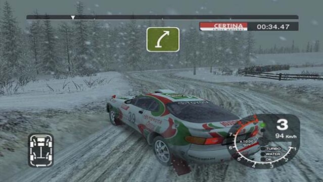 Colin McRae Rally Gameplay Screenshot