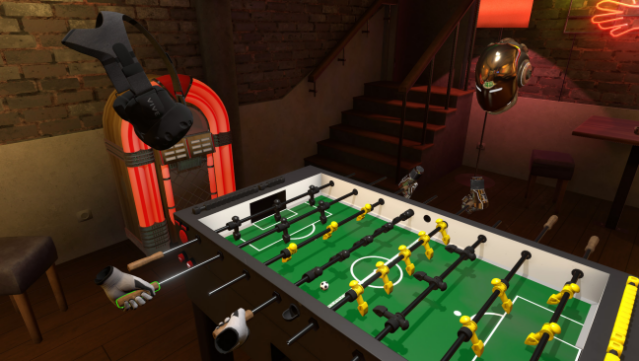 Foosball VR Gameplay Screenshot