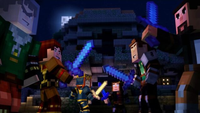 Minecraft: Story Mode Gameplay Screenshot