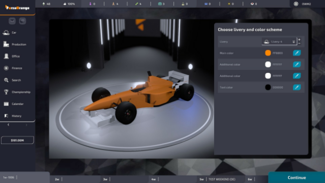 Open Wheel Manager Gameplay Screenshot