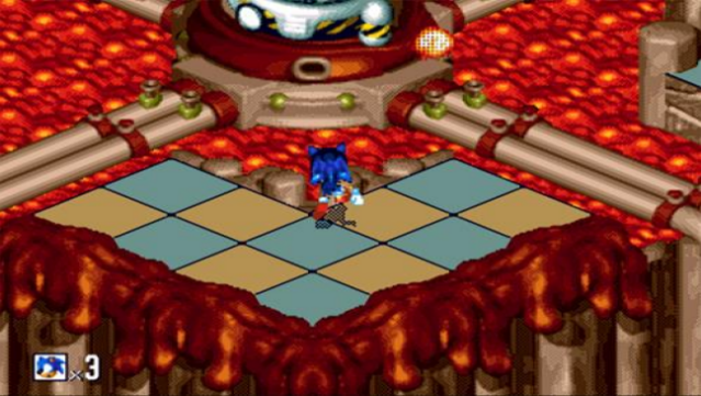 Sonic 3D Blast Gameplay Screenshot