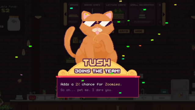 Supurr Cat Cafe: Sandwich Rush Gameplay Screenshot