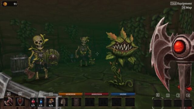 Bonehold Gameplay Screenshot